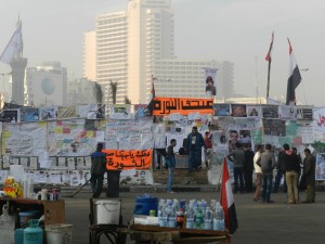 The Museum of the Revolution in Tahrir Square captured 2 December 2012