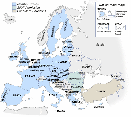 Map of Europe