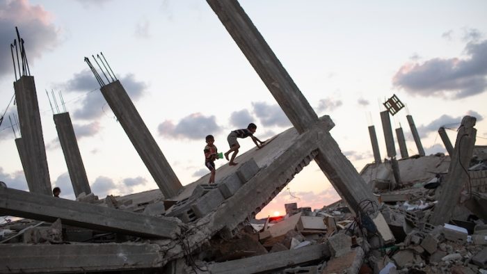 Gaza - 2014: After Israel's attack on Gaza, the border areas suffered greatly.