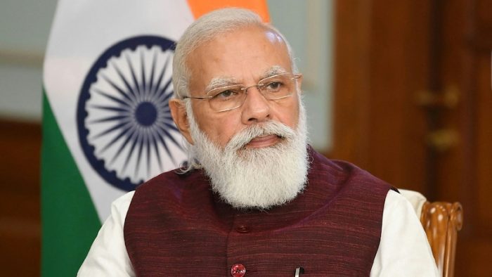 The Prime Minister, Shri Narendra Modi performs the Lokarpan of Sardardham Bhavan and Bhoomi Pujan of Sardardham Phase - II Kanya Chhatralaya, in New Delhi on September 11, 2021.