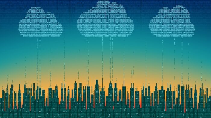 Network digital technology concept, cloud service