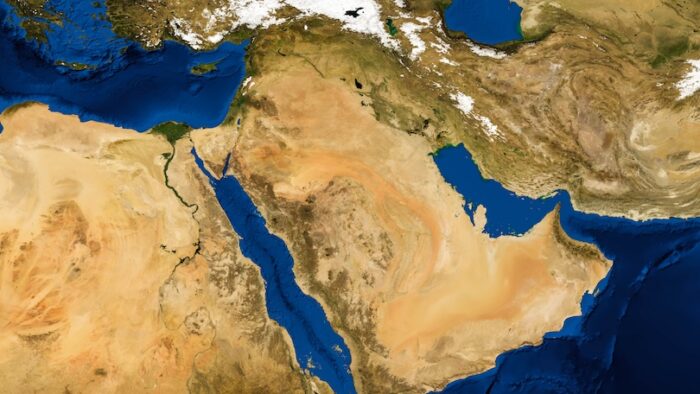 Middle east, west asia, Israel and Iran as it looks like from space. Elements of this image are furnished by NASA SSUCv3H4sIAAAAAAAEAI1WwY7bIBC9V+o/WD5nVTAY7P5DW6l7rHrANnHQOmCBnVW02n/v2E5azERtT4nhzQwz83jM28cPWZY3Kpg2/5y9LV/wbYZhDpNXk3EWlsnhtq47Mzlv1LAsLmvv604eJjXNQYfFxW2pVZPuAbst3uzvcX5s39l9Y90EC9jKn1ujbavzQ7QV5mbZ+mJCq4dBWe3mkN/33w9/8fYVDuYfOnvW6tO3Viv76bu5aP/H3fbn5z1n1cNxrmtmUcZeD1ptGf/YoPnL66T9OU73bLpu0BkApzjpXBDJeJ7ECWruTKa8aozao2klJUKPCmoUw6qqrBBsMP0piV1URZXCLIYxIuoUppWfTjsYLwSVnKXA1kzXJGNaIXeNal9672bb7bGCEJTIuHR9+p/YevZu1El0IYoU1w+uWYkc4UoGeaPYZzUmDSlq8odSYFZJ1M5X54cOmVFkFn0XDGoUfZOSiken1n93+8hstgvHg06pgJEXo19Tsta4eNr1Xo2npMuVpGV0FEpZUaMI4XbB90FKgoBWhf1NkIRxglg0zGladFdXSWrc/daFswv/LgfUe1+OWnBZ4pOuKpNmhLgJknrRe85RIjgjSf/4v/rZqSu6rggEsuOddedrEpBJQnE9oCVjKlOExifjJeMF1q3ZPlCZUkhU8zD7Y6paglTQ+ENUXlojeRrms7EuIFEppURYr20Hap7EoIg2kxsfUZhCeQgCq6M3rUIajireDCBpiIyIBs0cjNUhoR/hNWoLvD0anmGdKAkpGOLgmsz+dQUp5SWq0PK4Qz2x11JWKCNj4VFLlRd6VOwkR7CSxfee0Advke6vKcEo4VXsh5Oi2iskR3n6Rckya4aESAycoSbP/kVfswfPm5QMtWV7e23Wz8MxuTJVzeIEBWMclWoEgX1ovqEPqbub+fJzGyouptMumqGWicBF88TFtWpYWMMioxGoaWwfmbnptN6A36MYzHLuHC1YN62TS74dCtRkWoqZU0YlyBYHAeKSEHhe8/t859oX08Xz3TbynQxs+Wu0brrVUwftEFXzVNFOP/GGF09KkOaJdd3x2GkpOrE06/0XvdTBn38KAAA=