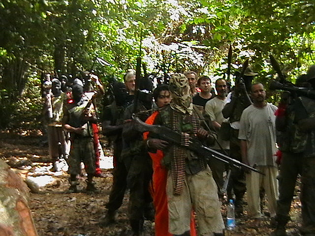 Image result for pictures of Niger Delta militants/kidnappers