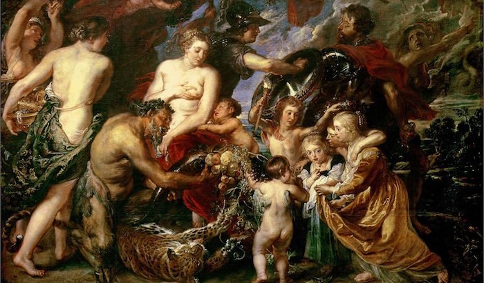 Peter Paul Rubens: Peace and War (1629). Via Wikimedia Commons